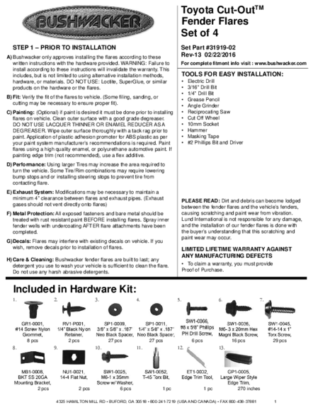 Installation Manual